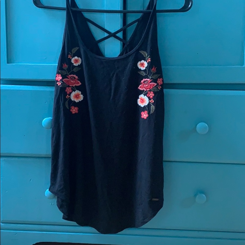 Hollister floral tank top